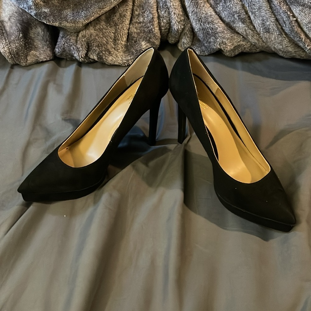 Thalia Sodi Joey Suede Platform Heels - Size 11